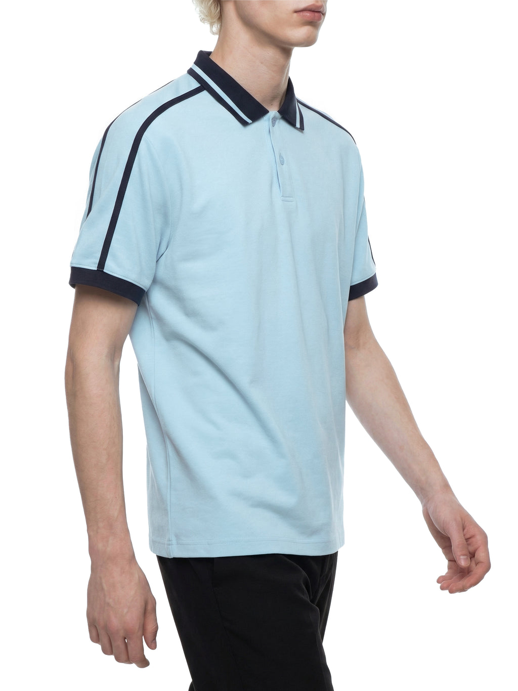 Mykonos Unisex Contrast Piping Polo Shirt